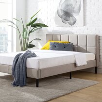 Bronwood upholstered low profile outlet bed